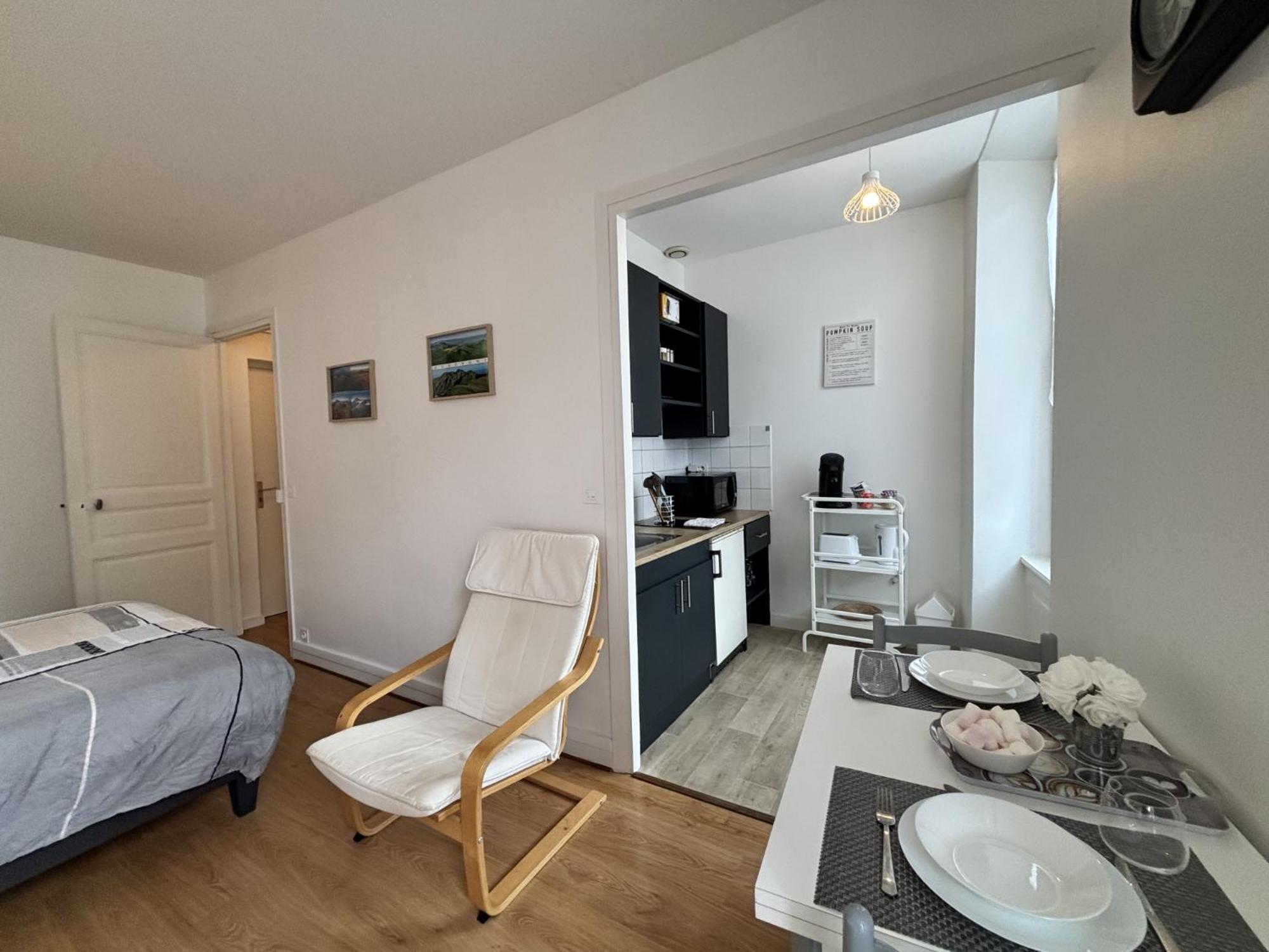 Le Sancy - Studio - 1 Lit - 2 Pers - Clim Châtel-Guyon Екстериор снимка