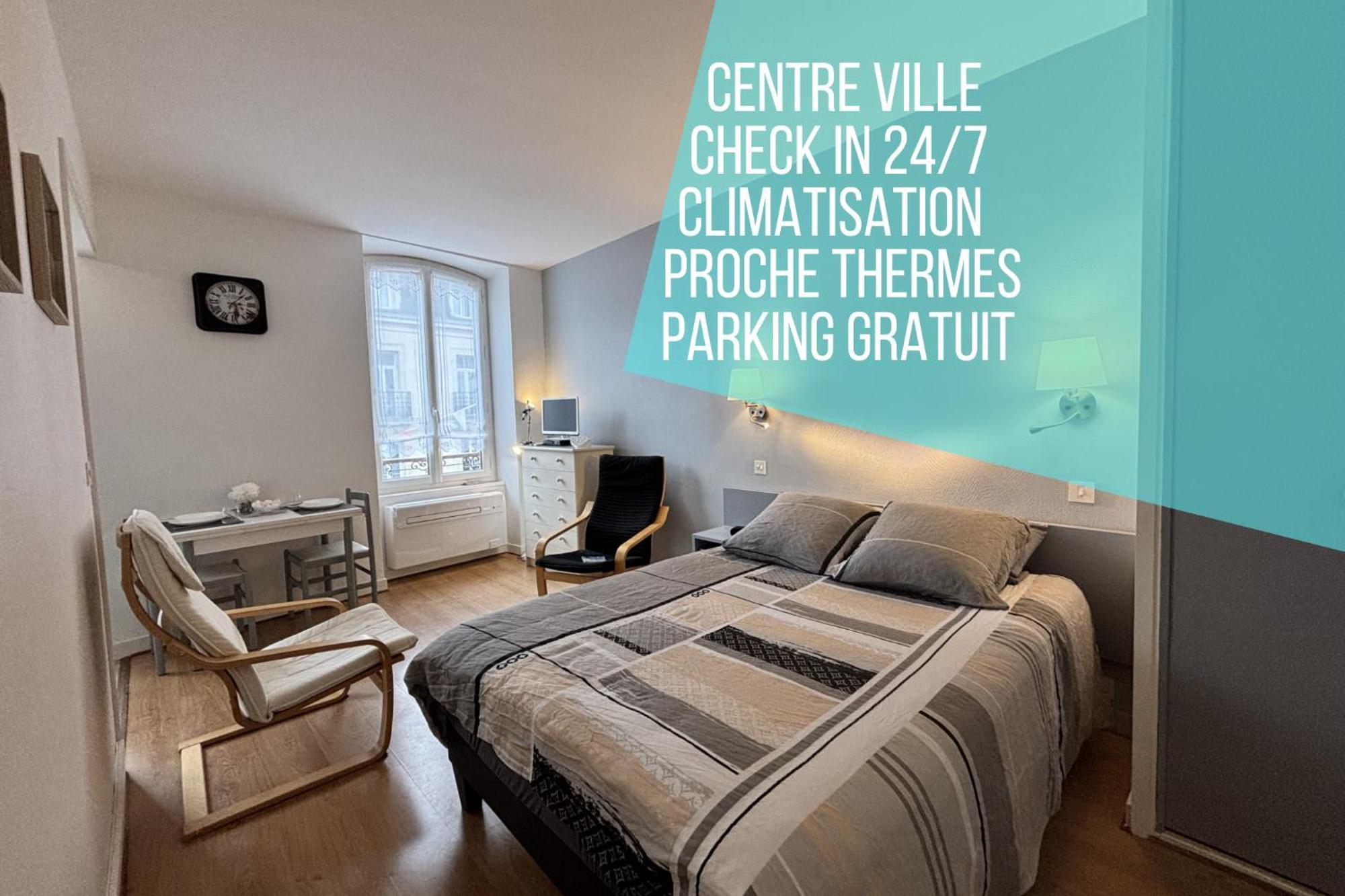 Le Sancy - Studio - 1 Lit - 2 Pers - Clim Châtel-Guyon Екстериор снимка